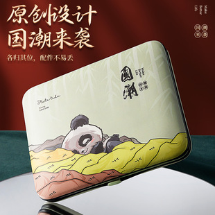 全套指甲刀 不锈钢美甲修容指甲钳工具包修脚刀套裝指甲剪套装