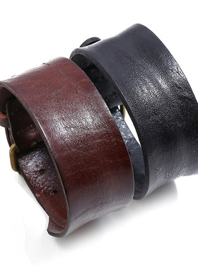 欧美韩系复古手链创意简约男士朋克手链异形个性做旧可调手环夸张