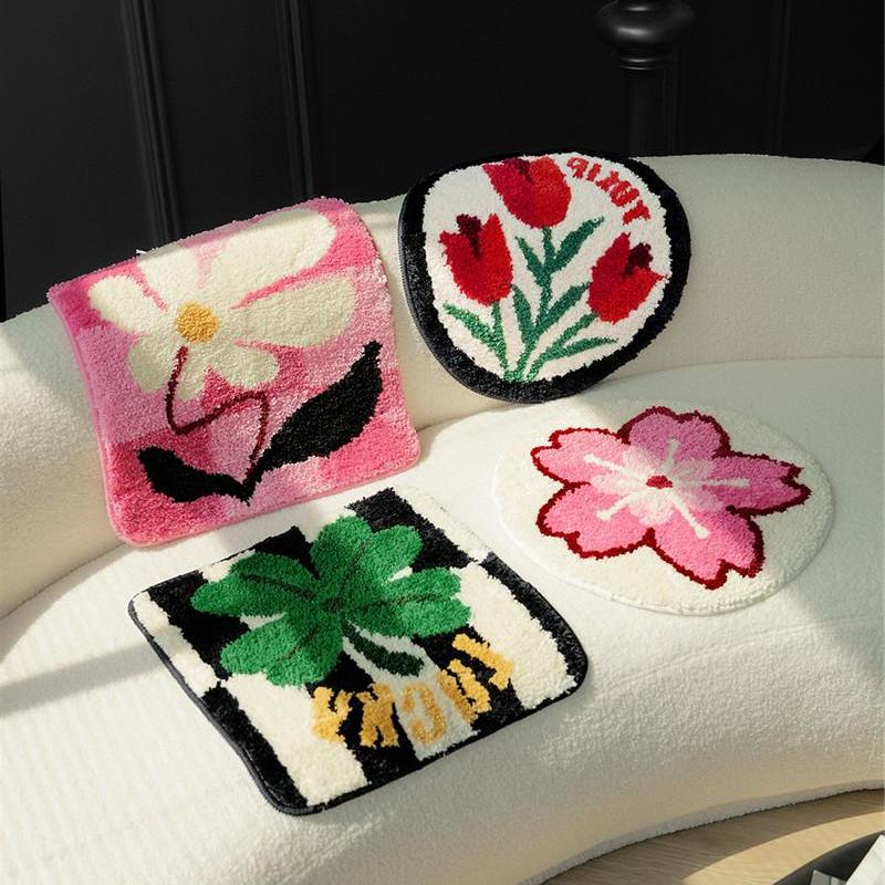 防滑簇绒椅垫个性家用办公室