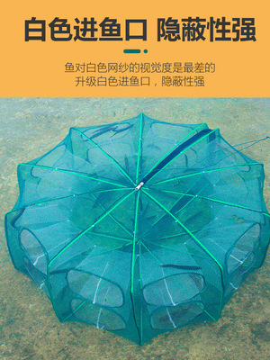 折叠地箜网鱼龙虾黄鳝地网笼小地网笼鱼笼虾笼捕小鱼笼螃蟹捕鱼笼