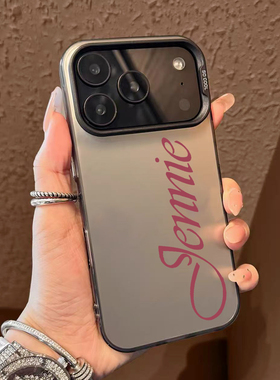 jennie签名手机壳适用苹果17promax应援华为puar80/70防摔iphone16blackpink15/14mate60演唱会小米13荣耀400
