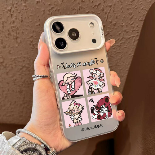 嘎子姐手机壳适用苹果17promax华为puar70泡泡玛特80phone16可爱15/14mate60小米13nova/reno12荣耀500