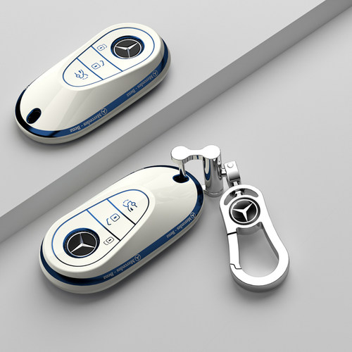 适用2024款奔驰钥匙套c260l新款glc车e300l扣gla200网红s级全包壳