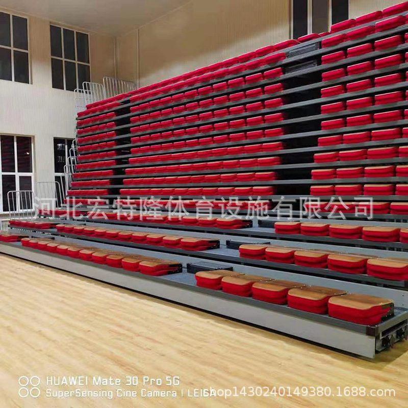 比赛活动伸缩看台学校 电动伸缩看台排练演出 多媒体教室学生看台