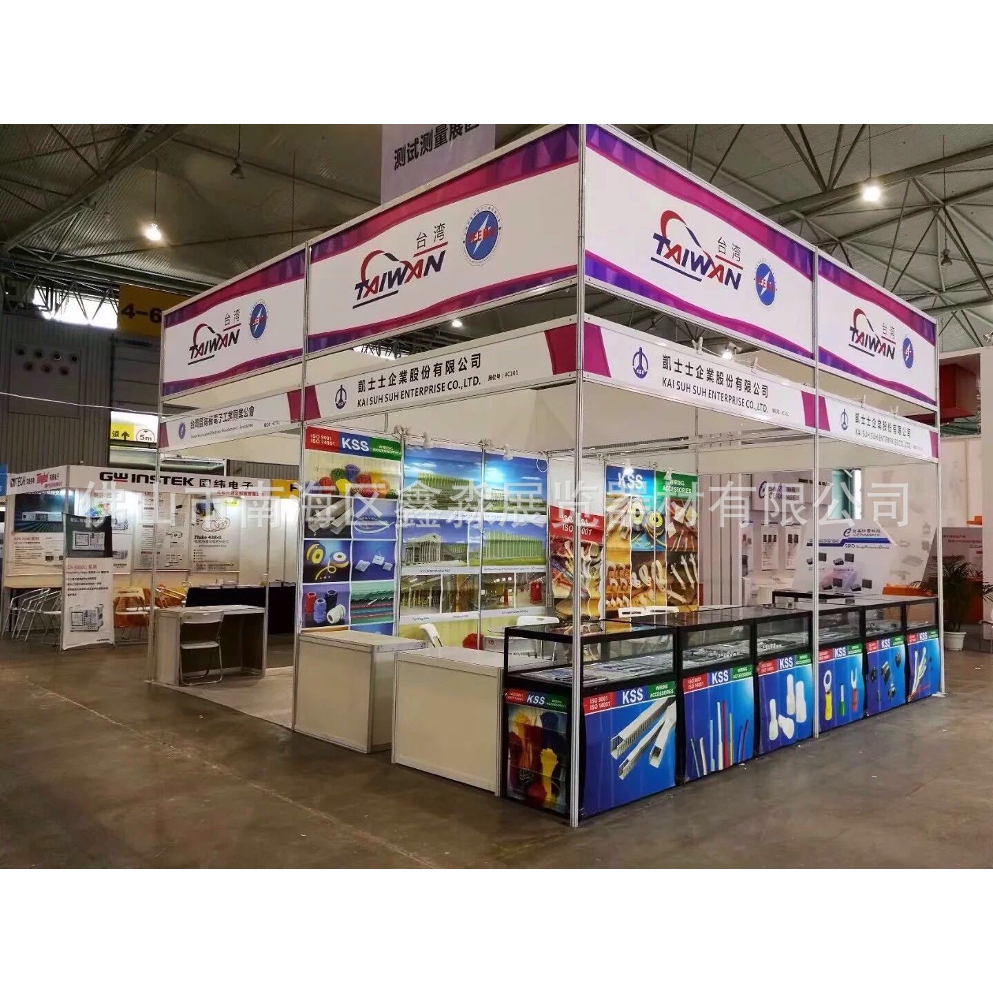 深圳参展 八棱柱标准展位 广交会摊位 展会专业3*3会展摊位搭建