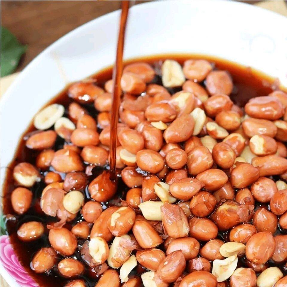 老醋花生醋泡花生熟花生下酒下饭方便菜酸甜可口小吃零食炒货