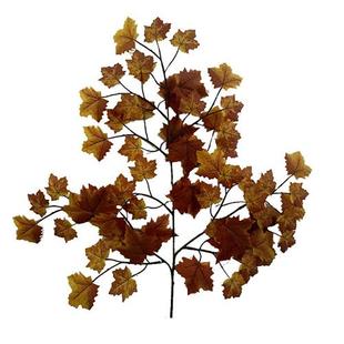 仿真枫树叶人造红枫叶工程装饰假叶子加拿大假红枫叶工程影视造景