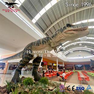 仿真霸王龙棘龙室内室外造景装饰仿真大型恐龙模型制造厂家