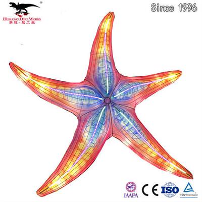 户外大型海星花灯彩灯美陈亮化装饰景区商场夜景灯光布置造景