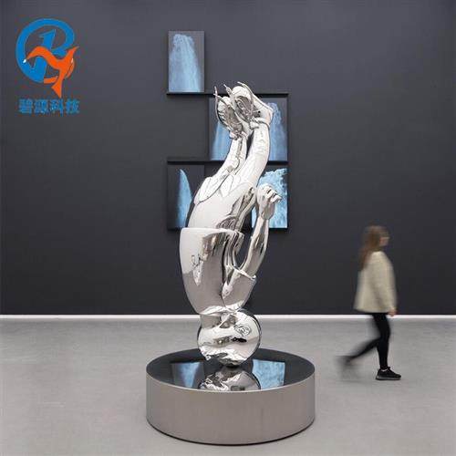 玻璃钢喷镀卡通雕塑轻奢酒店商城客厅网红太空人落地坐姿美陈摆件,商业/办公家具,雕塑,淘宝优惠券,粉丝福利购,淘宝优惠卷