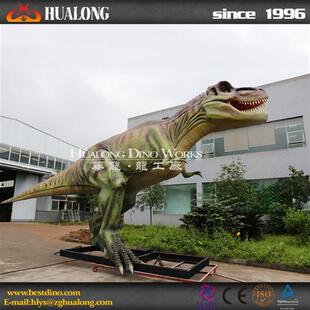 机械电动凶猛食肉恐龙仿真鲨齿龙仿真恐龙制作工厂恐龙生产年.
