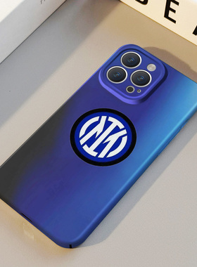 国米队标 适用苹果华为iPhone16ProMax手机保护外壳15Plus 14 13 12 17 XsMax女Pura70创意情侣高级感不撞壳