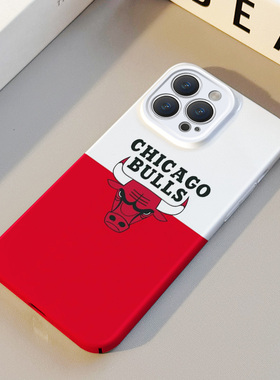 公牛队NBA 适用苹果华为iPhone16ProMax手机保护外壳15Plus 14 13 12 17 XsMax女Pura70篮球队标情侣不撞壳