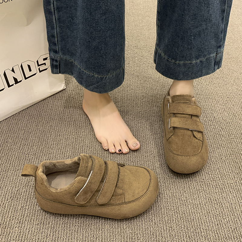 时尚百搭轻便加绒加厚保暖勃肯鞋