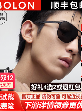 暴龙眼镜2025年偏光碳纤维钓鱼太阳眼镜开车专用驾驶墨镜男BL8127