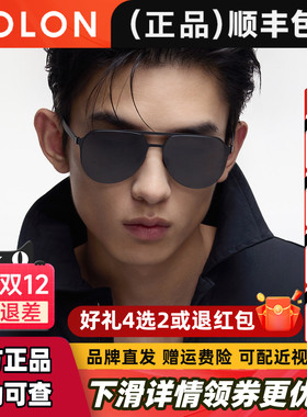BOLON暴龙太阳眼镜25年新品近视偏光飞行员开车驾驶墨镜男BL8123
