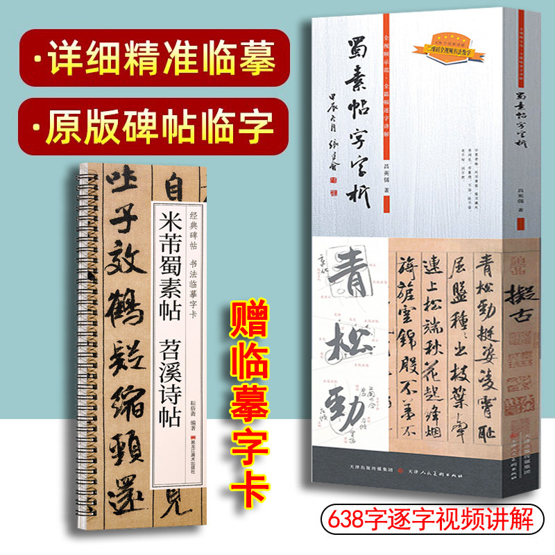 蜀素帖字字析吕英儒638逐字视频