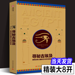 寻秘古埃及 勇闯法老之国的艺术家与探险家 埃及古代史 古埃及考古实录 500张手绘图 超丰富史料文字 科普百科 世界历史文化书籍