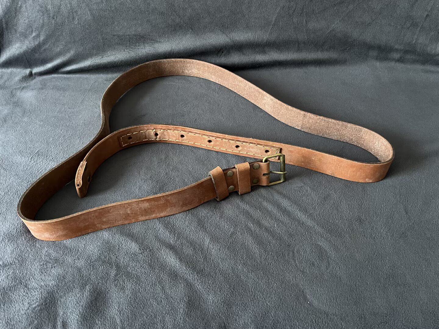 原品50年代苏联伞乒腰带俄罗斯纯牛皮空降腰带作训腰带战术腰带