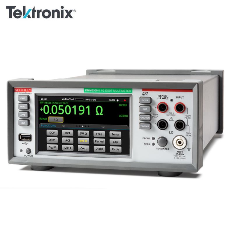 泰克DMM6500 7510高精度六位半台式数字万用表数据采集仪DAQ6510