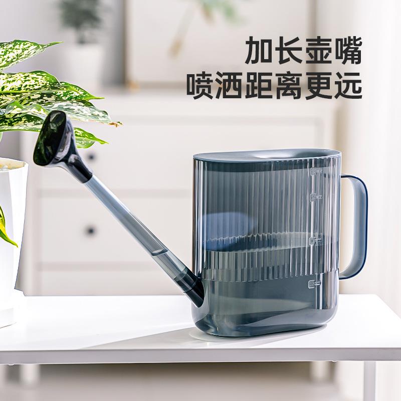 园艺家用浇洒内水壶大洒容量塑料长嘴喷壶浇花水XUB壶阳台室透明