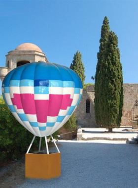 户外玻璃钢热气球雕塑商场美陈网红打卡景区公园园林景观装饰摆件