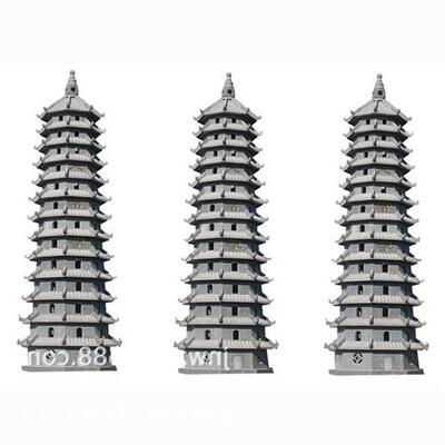 景区汉白玉石塔制作价格曲阳石雕佛塔图案寺庙石材万佛塔厂家