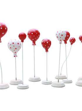 户外新款热气球棒棒糖果玻璃钢雕塑商超美陈婚庆节日橱窗装饰摆件