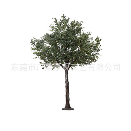 仿真橄榄树大型落地仿生绿植室内外景观装饰橱窗造景假树北欧植物