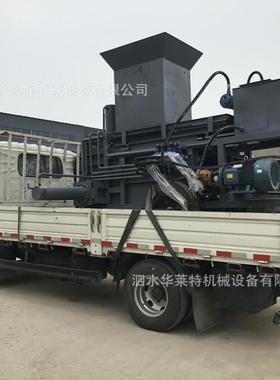 青储秸秆压块机 卧式贮全自麦动牛羊牧草秸苜蓿草打TBE包机 青打