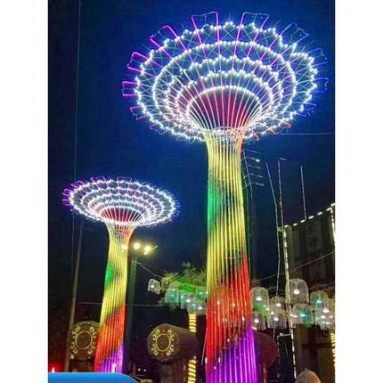 灯节许愿秀led灯亮CIN树光灯光花园化许愿树景观户外网红节光日装