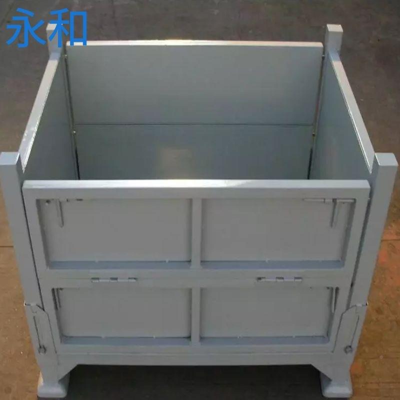 属周转箱铁箱车箱间储物金箱铁屑箱物料大铁框金YNW属铁质零件框