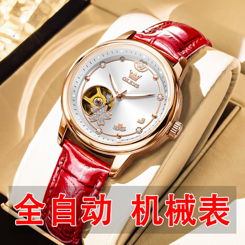 【商场同款】品牌正品机械女表