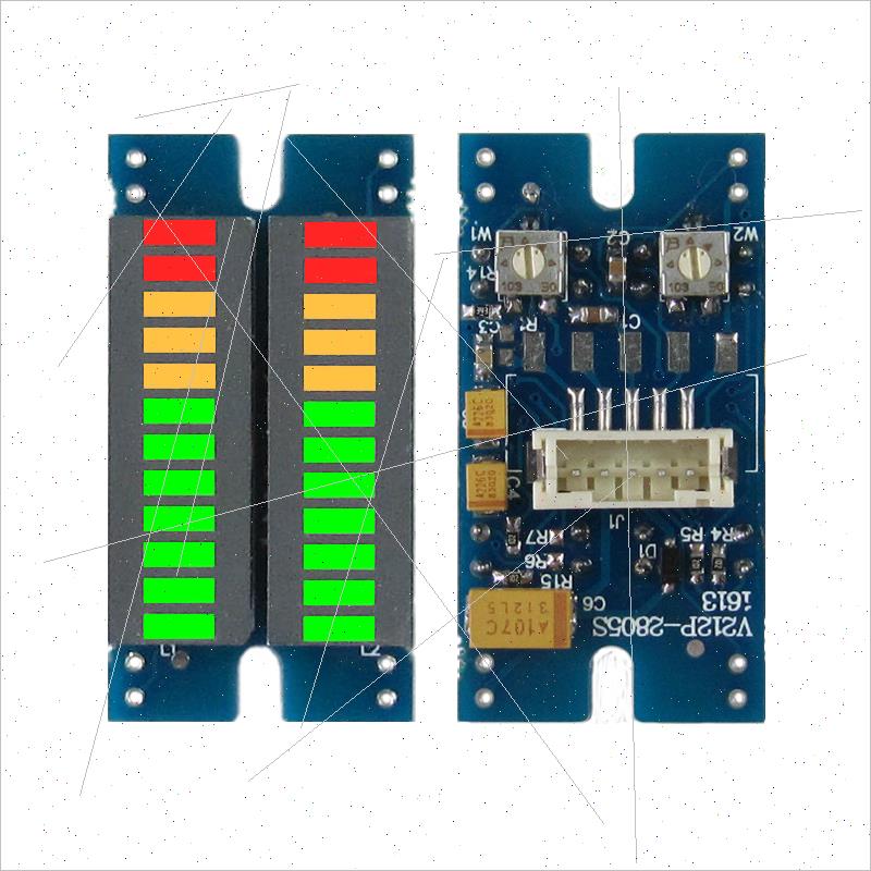 音乐频谱音量电平双通道led显示模组vu音频表