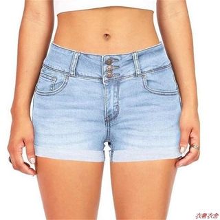 fashion women jeans shorts summer stretch ladies denim pants