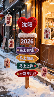 2026新年元旦毛绒数字装置道具户外景区商场春节活动引流拍照打卡