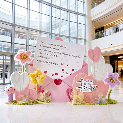 520情人节仿真毛绒花摆件花排kt板周岁求订婚礼装饰花艺场景布置