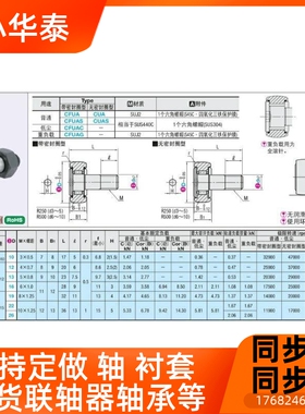 凸轮承随动器 CFUVYA轴AG13-110 4-2 5-13 6-6