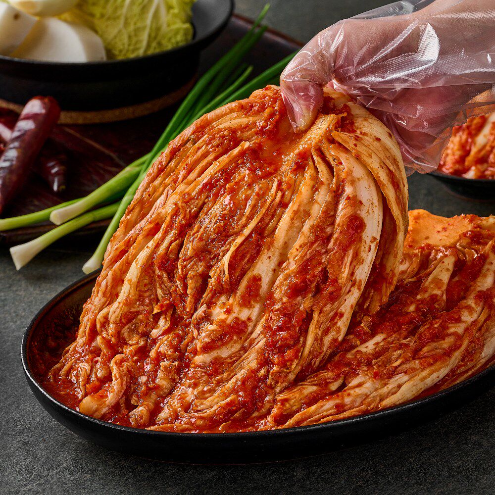辣白菜韩国泡菜正宗东北朝鲜族特色美食下饭菜韩式咸微辣优质整颗