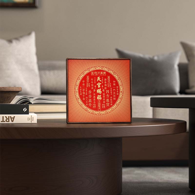 天官赐福新中式吉祥寓意桌面摆件