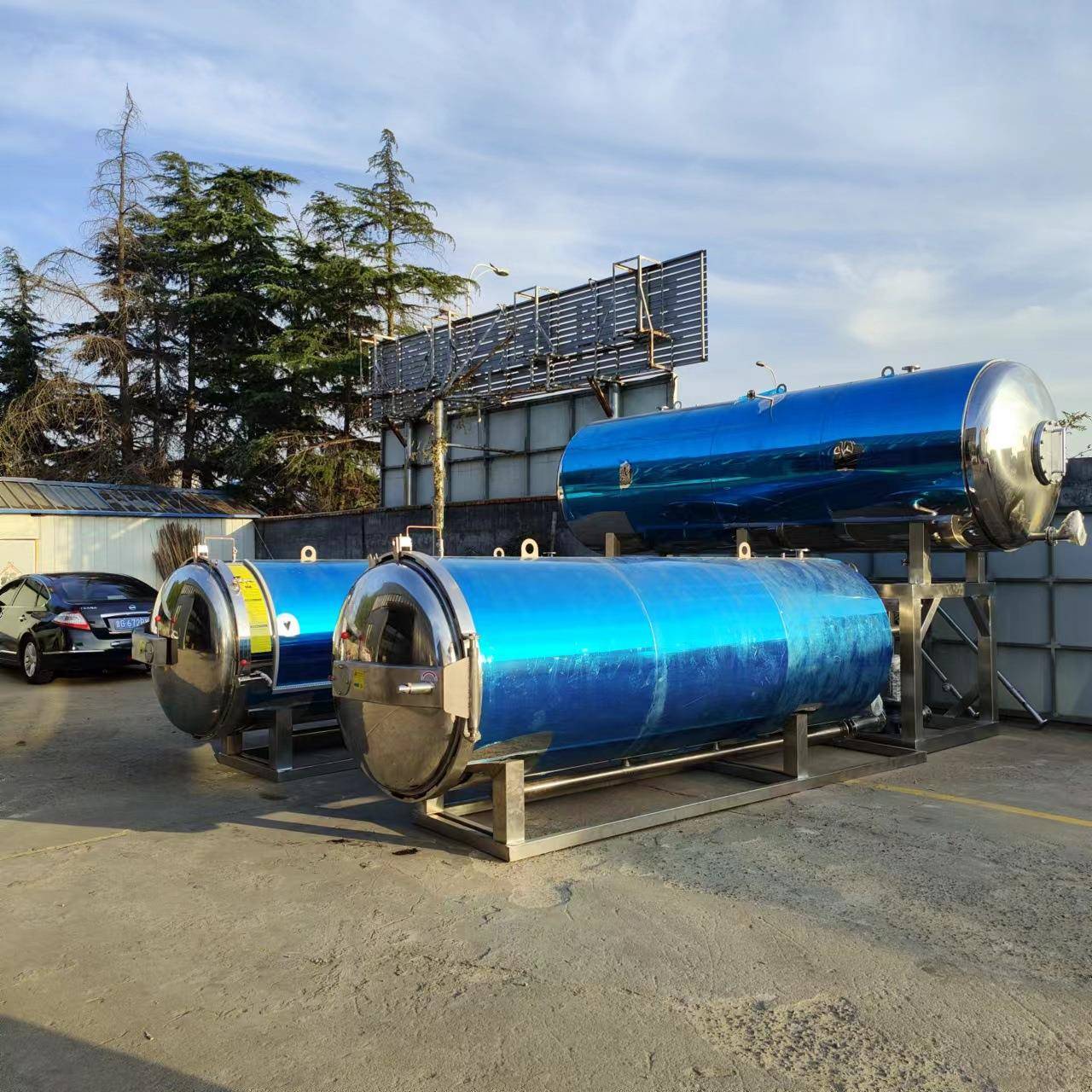 预制菜燕窝杀菌锅宠物罐头生产线 狗粮水浴自动蒸汽猫粮加工设备