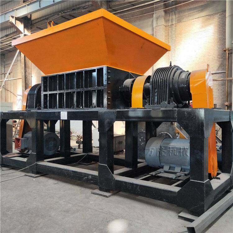 全自动撕碎机大型废旧金属废铁自行车粉碎机木材生活垃圾破碎机