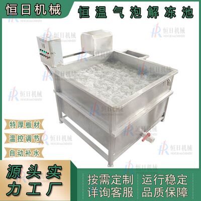 多功能解冻池冻肉鸡鸭鹅鸭货解冻缓化池却血水清洗设备化冻机器