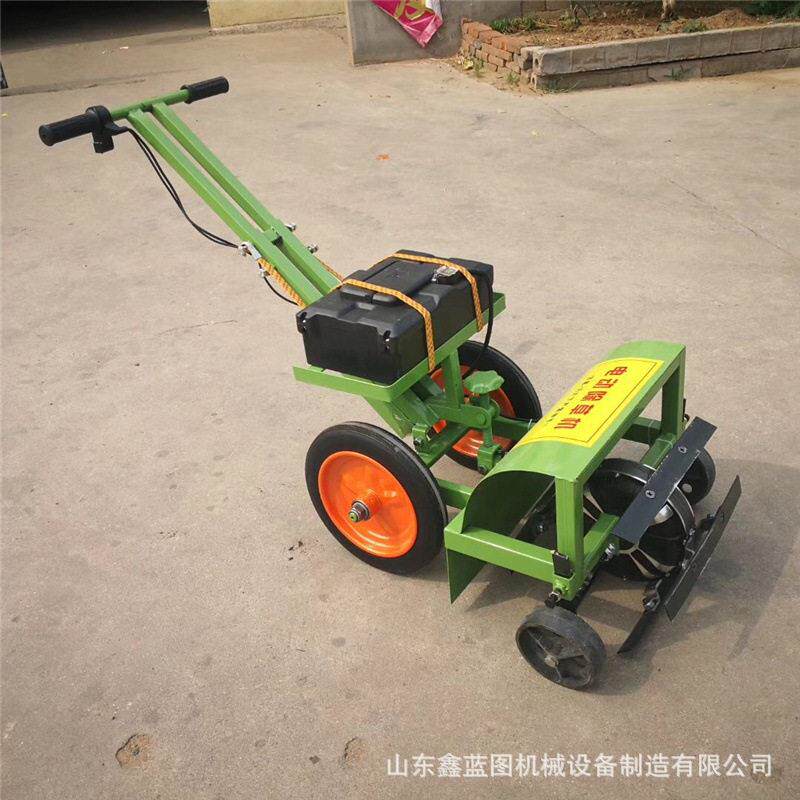 玉米地翻土除草犁地机开沟机多功能小型电动除草机家用开荒耕地机