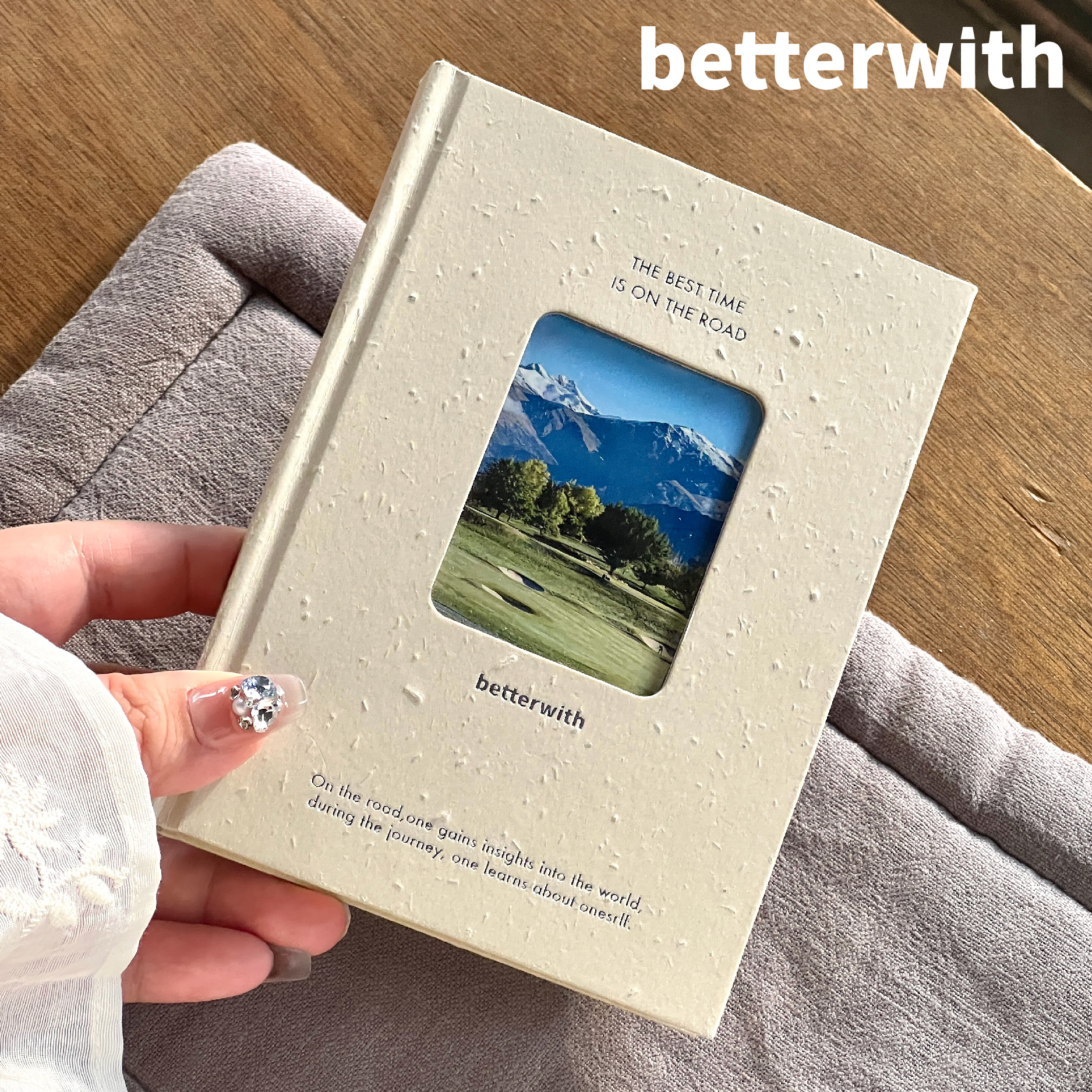 旅行系列开窗本摘抄本空白手帐本