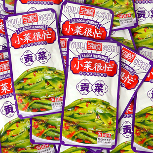 与李湘食小菜很忙贡菜500g湖南特产咸菜酱腌菜零食小包装下饭菜