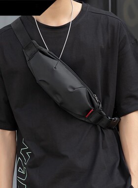迷你腰包男夏季单肩斜挎包小挂包男士潮ins胸包手机包小背包