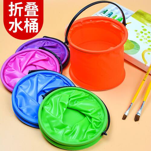 多功能折叠手提水桶户外写生