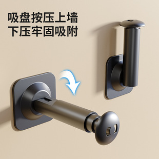 吸盘衣架伸缩挂架收纳神器家用阳台壁挂多功能免打孔晾衣架置物架