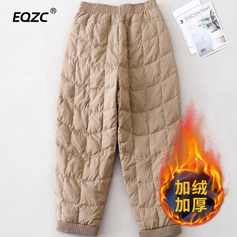 女士秋冬季高腰外穿加绒加厚妈妈裤子2025新款显瘦宽松东北棉裤,女装/女士精品,棉裤/羽绒裤,淘宝优惠券,粉丝福利购,淘宝优惠卷